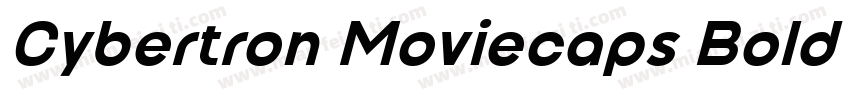 Cybertron Moviecaps Bold Italic字体转换